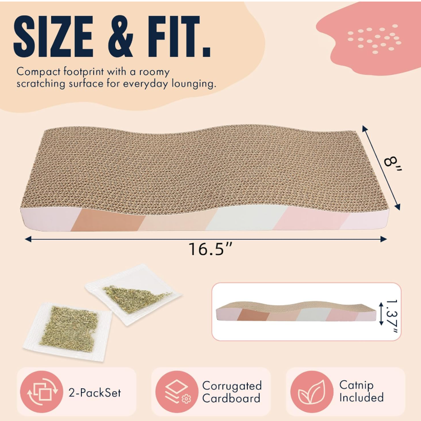 Protect Your Furniture With A Cozy Reversible Cat Scratcher