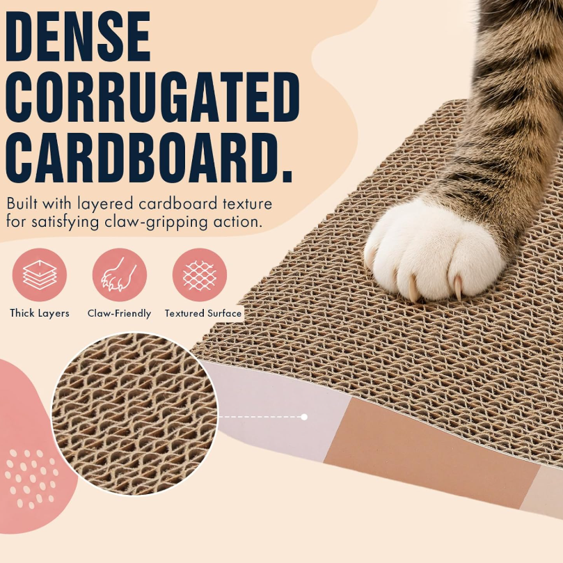 Protect Your Furniture With A Cozy Reversible Cat Scratcher