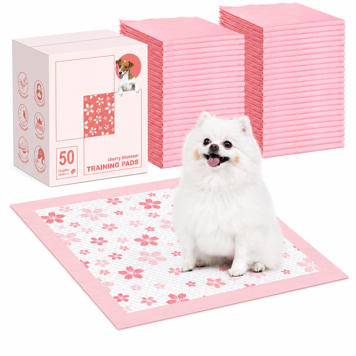 Ultra Absorbent Sakura Puppy Pads For A Cleaner, Fresher Home